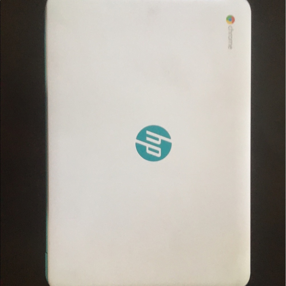 Teal and white HP Chromebook 14 inch 💙
