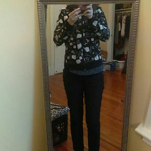 Hoodie with Chinese food pattern