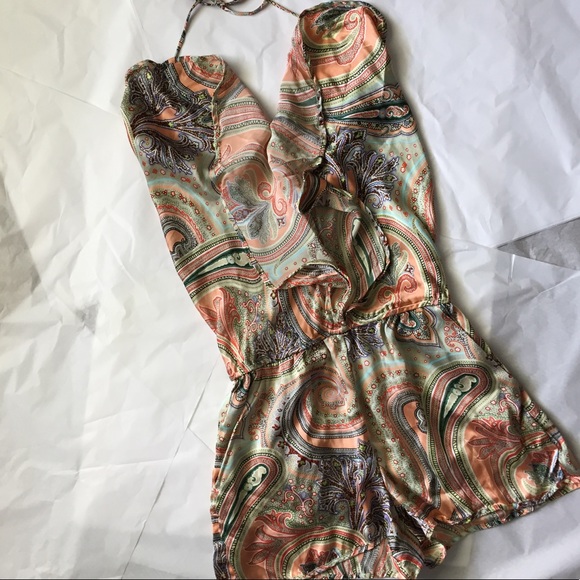 Anthropologie Pants - Anthropologie Silk Romper!