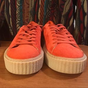 Orange Creeper Shoes