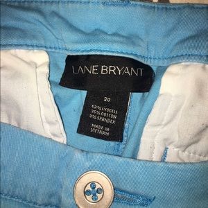 Light blue Lane Bryant size 20 cuffed ankle pants