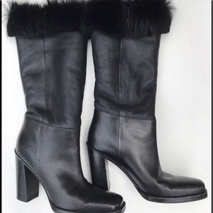 Prada boots with fur