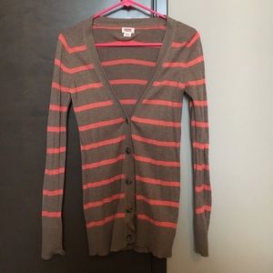 Striped cardigan