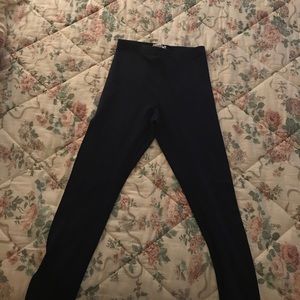 Navy blue leggings