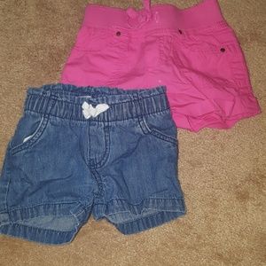 Bundled toddler shorts