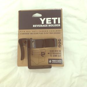YETI coolers beverage holder