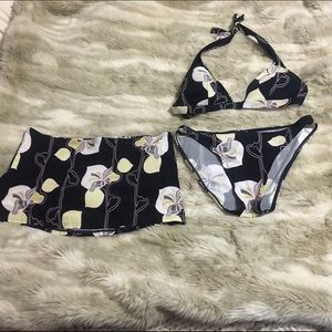 Calvin Klein bikini(large) w/matching skirt(med)