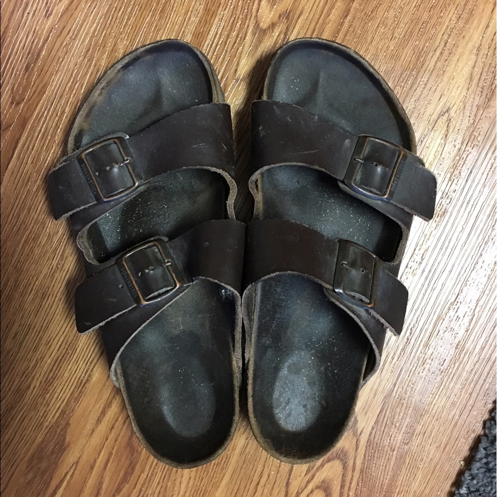 WELL USED birkenstocks. Authentic. Size 10 women