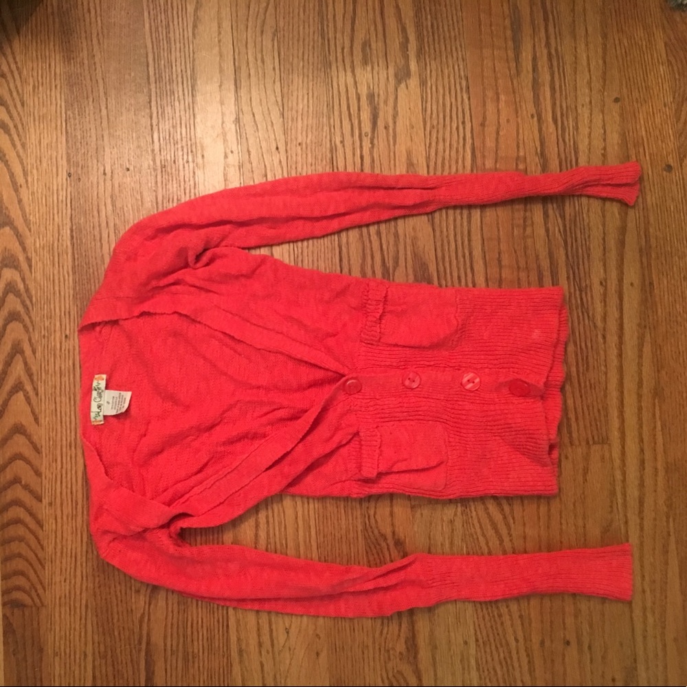 Pink Button up Cardigan