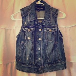 Express Jean Jacket Vest