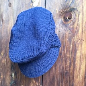 0-6 months boys/ girls military style knit hat NWT