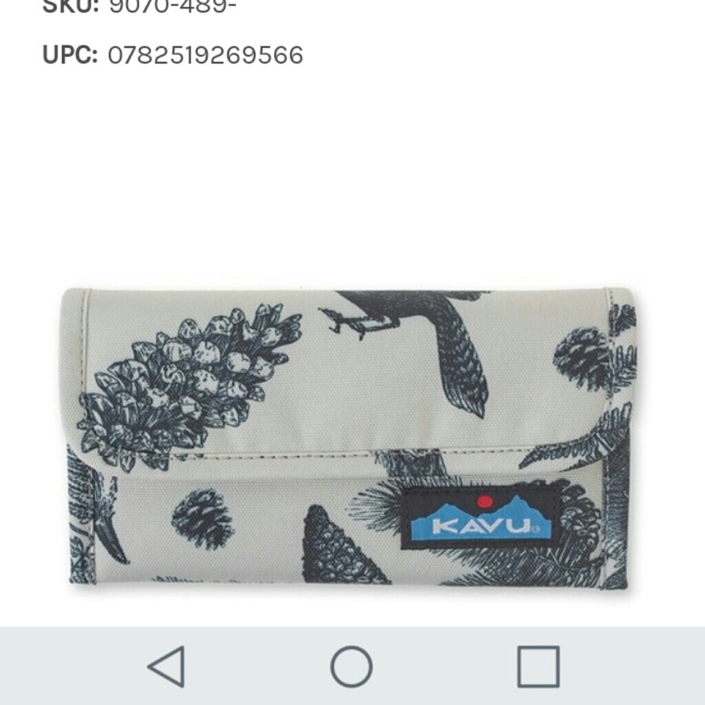 ISO KAVU wallet Snow Timber Mondo Spender