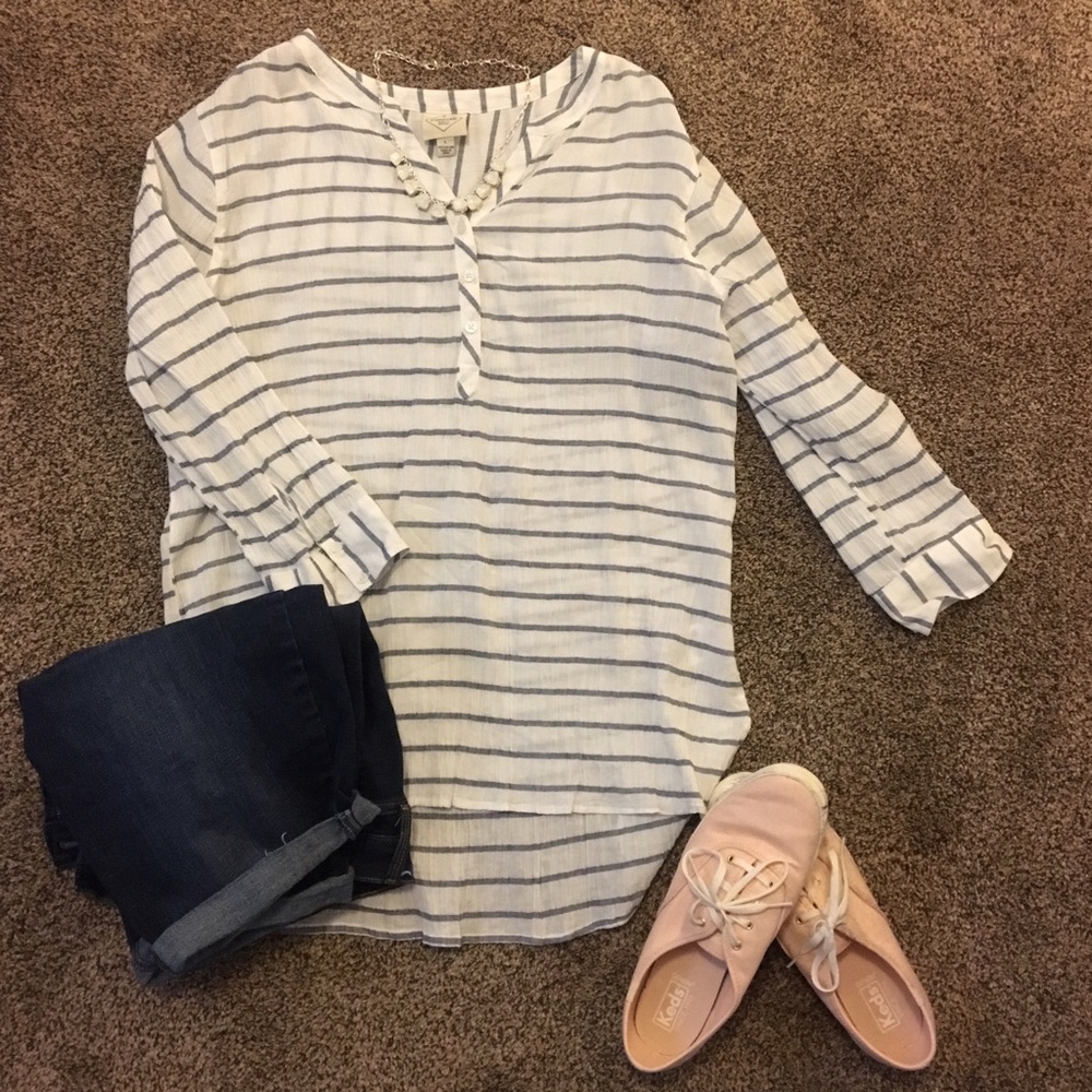 Adorable Relaxed Striped Top