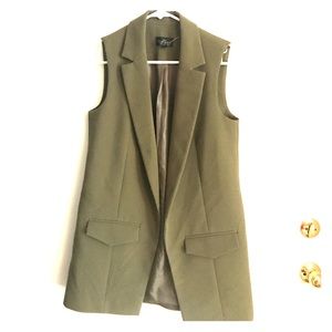 Topshop oversized vest