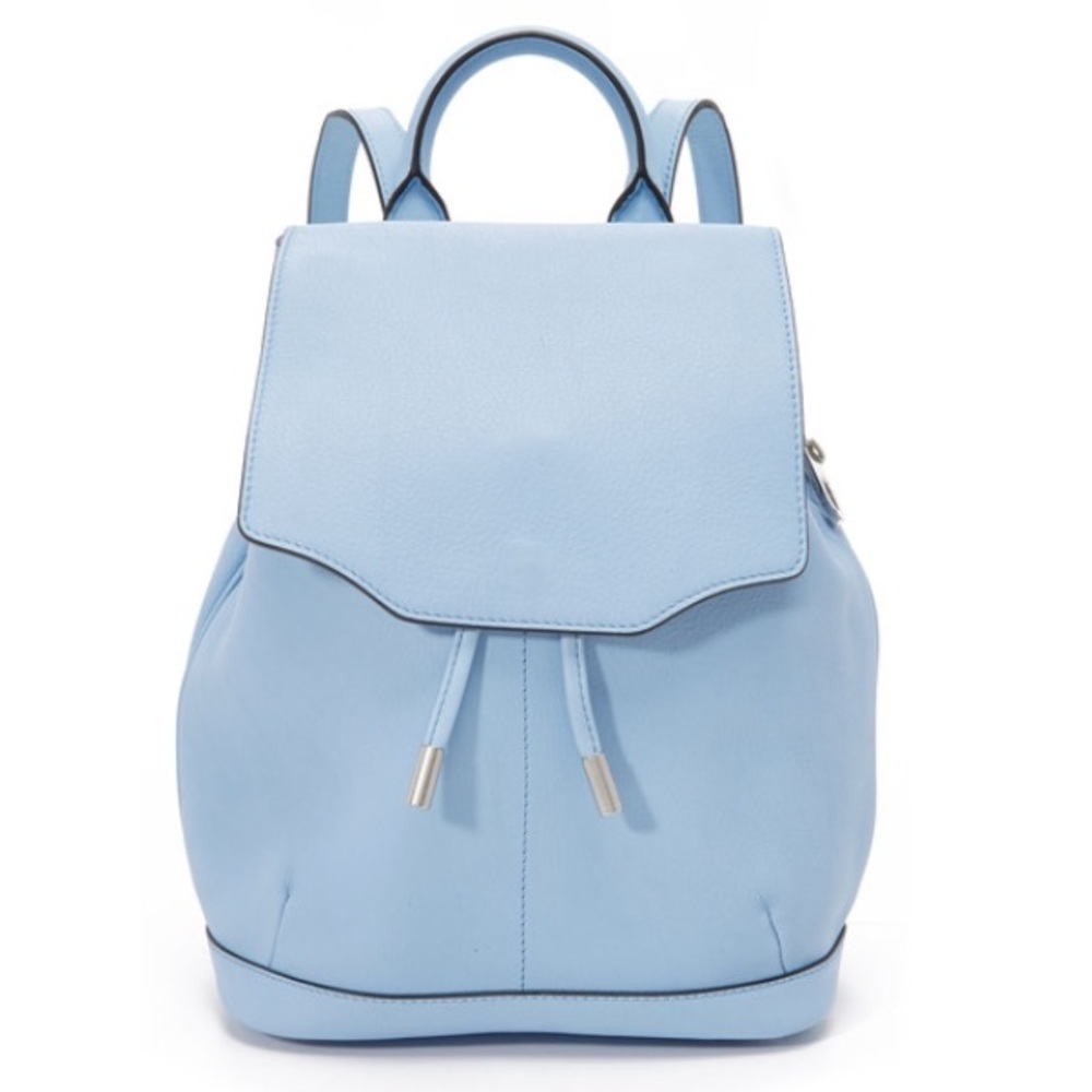 NWT RAG & BONE Light Blue Mini Pilot Backpack - Picture 1 of 8