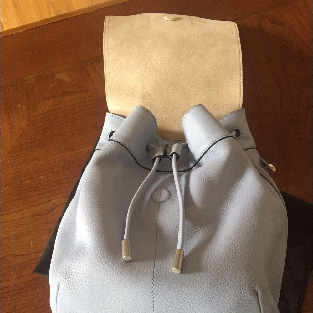 NWT RAG & BONE Light Blue Mini Pilot Backpack - Picture 7 of 8