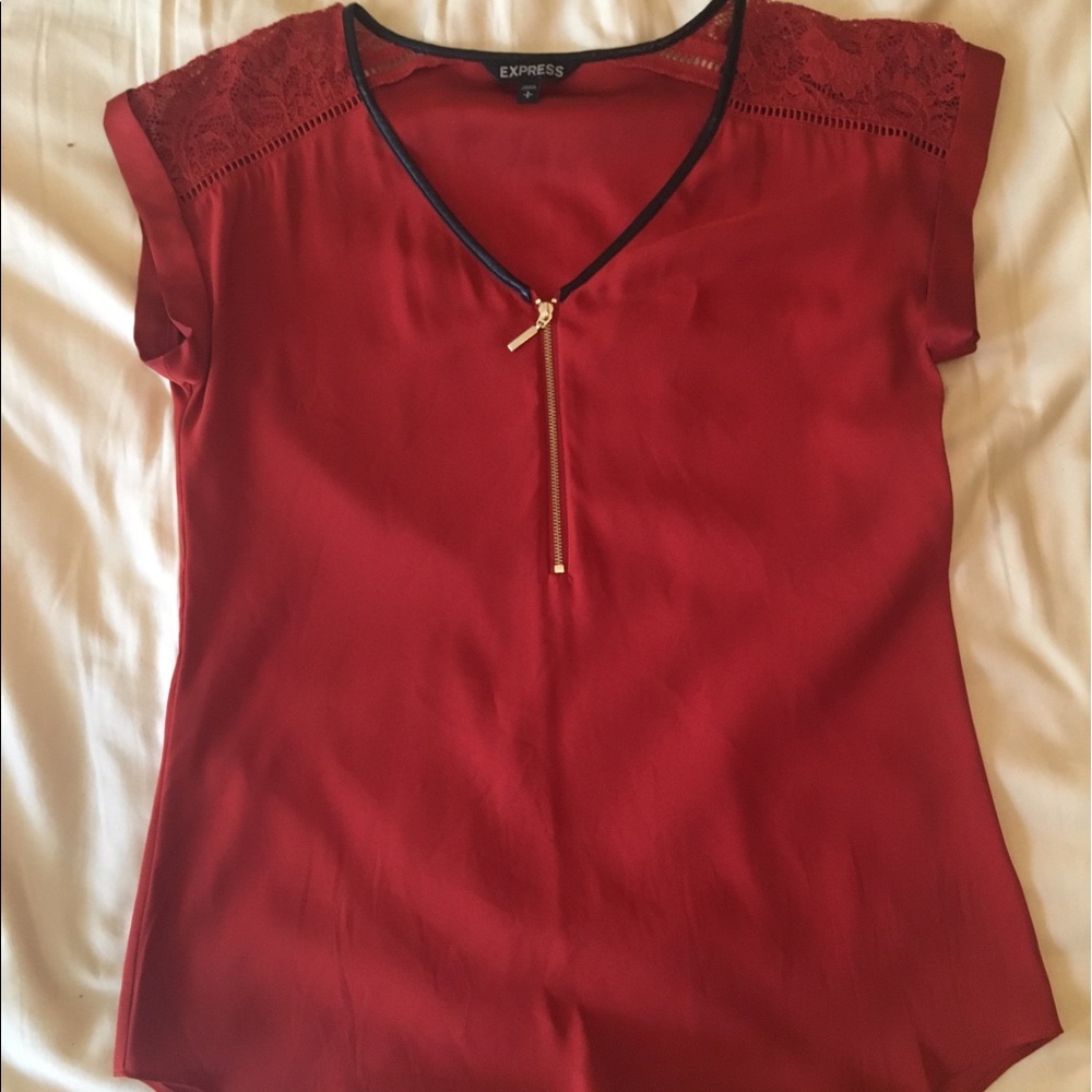 Burn Orange Express Blouse - Small