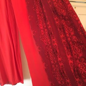 Free people wide legged pants.