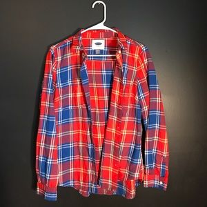 Old Navy Plaid/Flannel Button Down