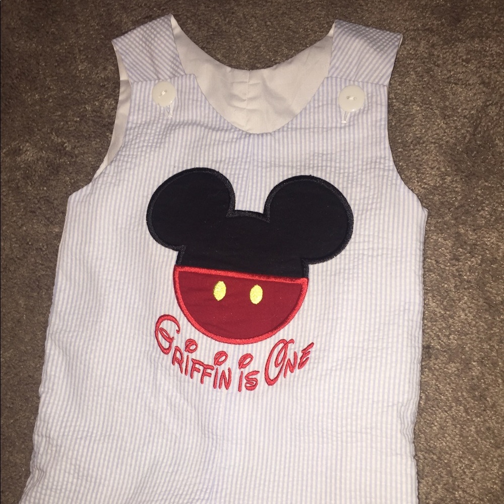 First birthday overall outfit!