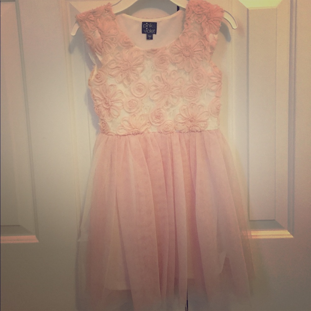 Pink & Violet size 7 pink dress