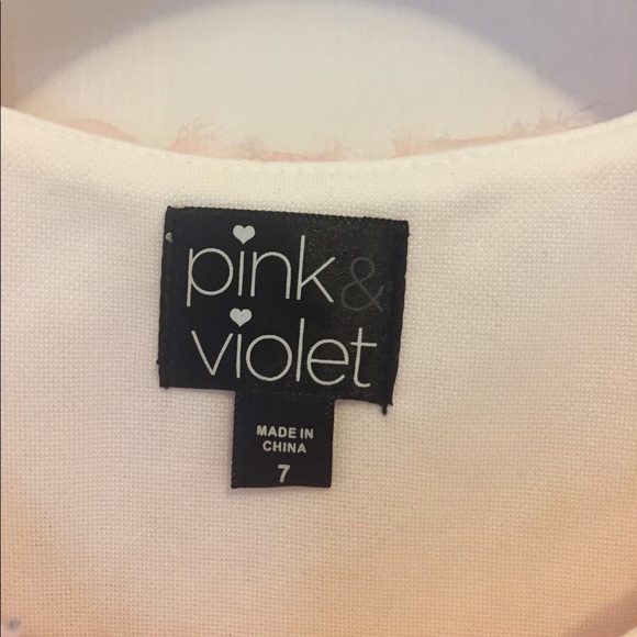 Pink & Violet size 7 pink dress - Picture 3 of 3