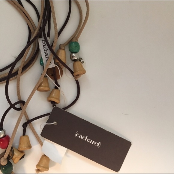 (cacharel) Wood Beaded Belt NWT - Picture 3 of 4