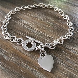 Return To Tiffany Heart Tag Toggle Necklace