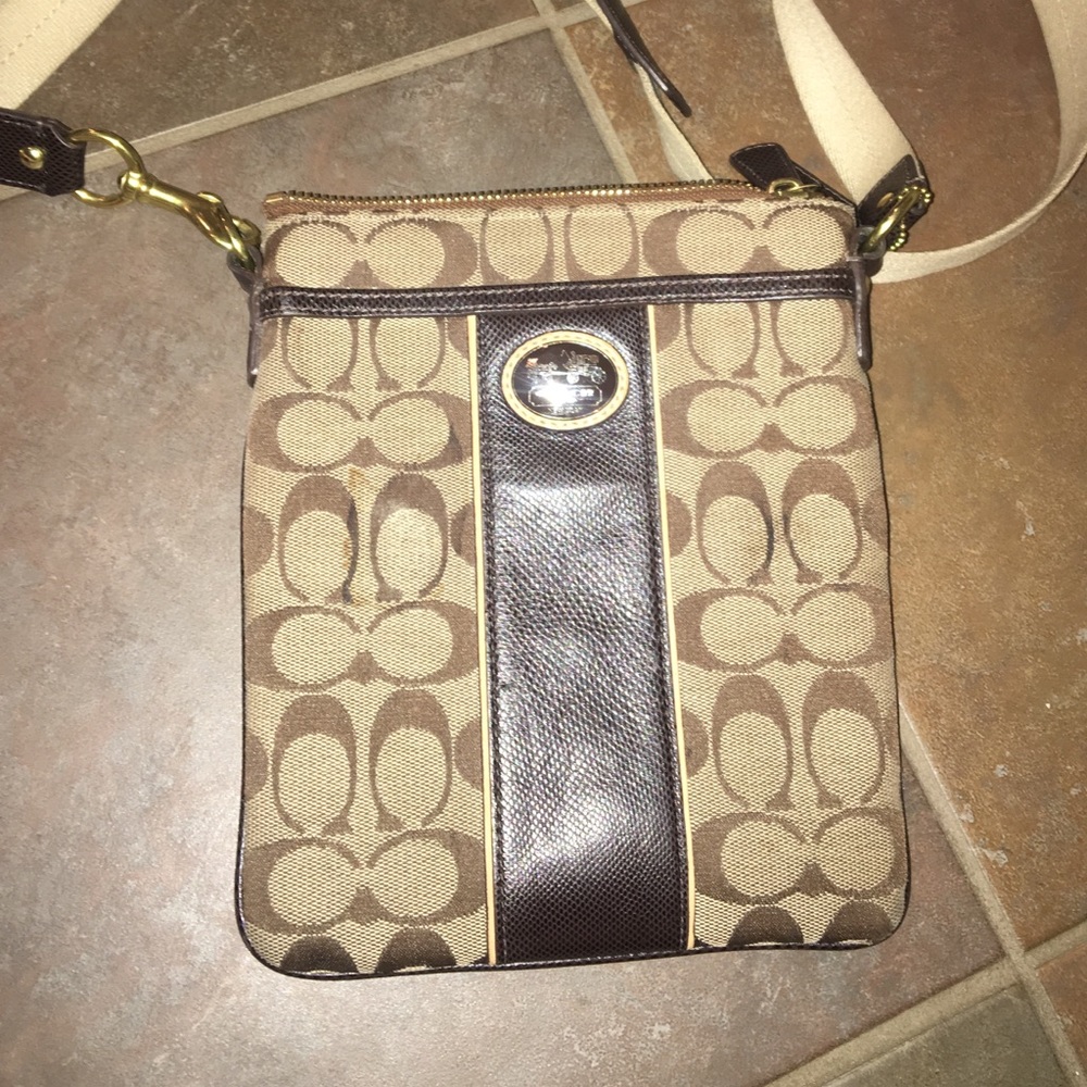 Coach cross body purse