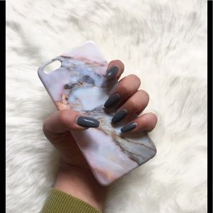 Iphone 7 color stone marble phone case
