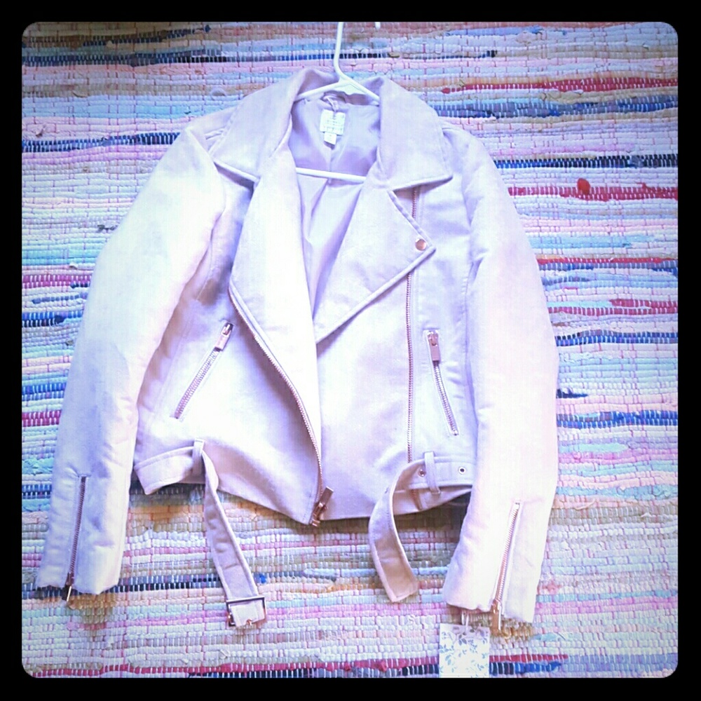 Light pink bomber jacket