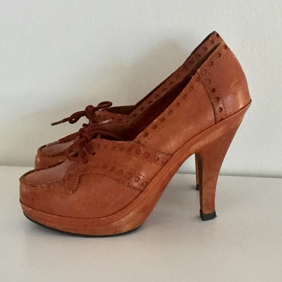 86 off Vintage Shoes 70s Clogs Wooden Platform Heels