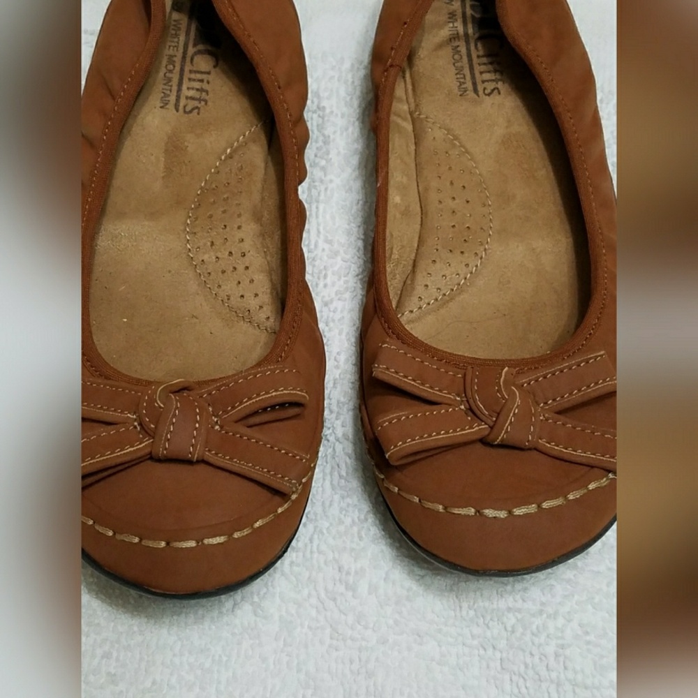Brown loafer shoes