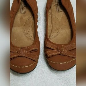 Brown loafer shoes