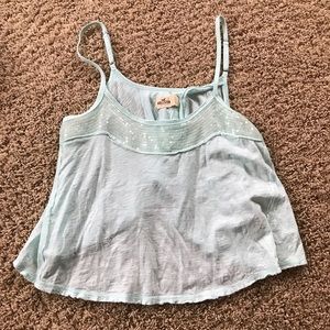 Babydoll Crop Sequin Tank