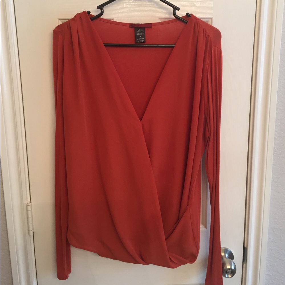 BKE Red Blouse