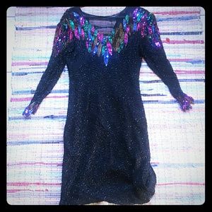 Fun sequin beaded dress.