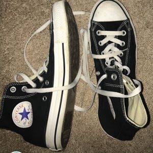 black high top converse