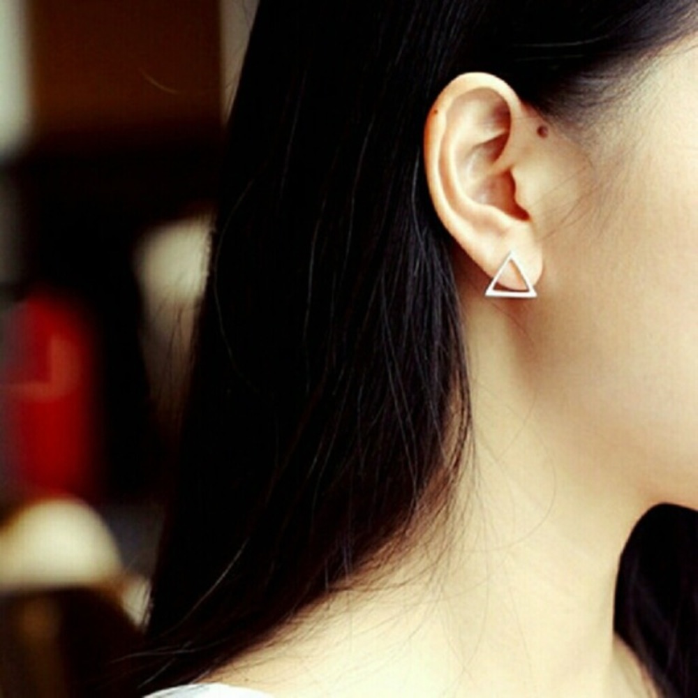 Pyramid Minimalist Studs - Picture 5 of 5