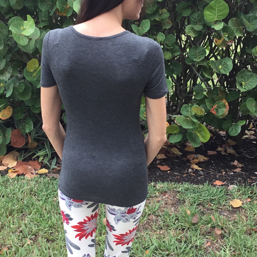 Charcoal Caged Front Top S - Picture 4 of 5
