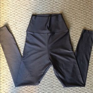 American apparel high waisted gray leggings