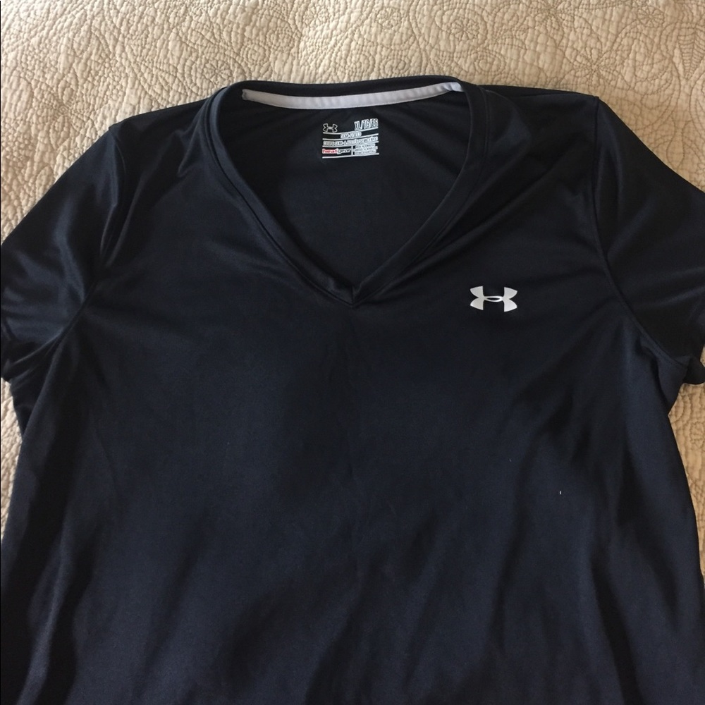 Under Armour tennis shirt.