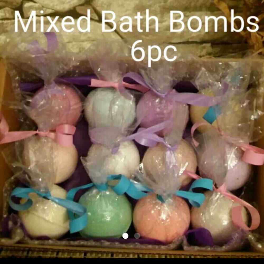6pc Mixed Bath Bomb Set