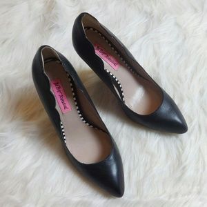 NWOT Betsey Johnson Black Heels NWOT Betsey Johnson Black Heels