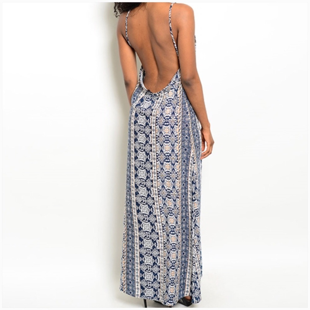 Open Back Maxi Dress - Picture 3 of 5