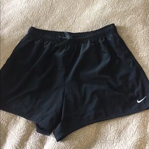 Nike athletic shorts.
