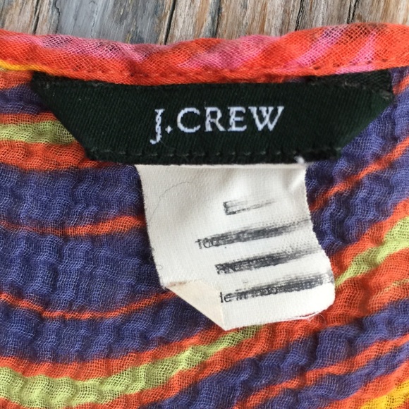 J. Crew Cotton Seersucker Tunic - Picture 3 of 3