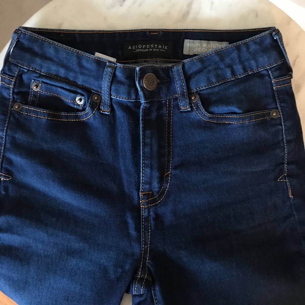 High waisted jeggings