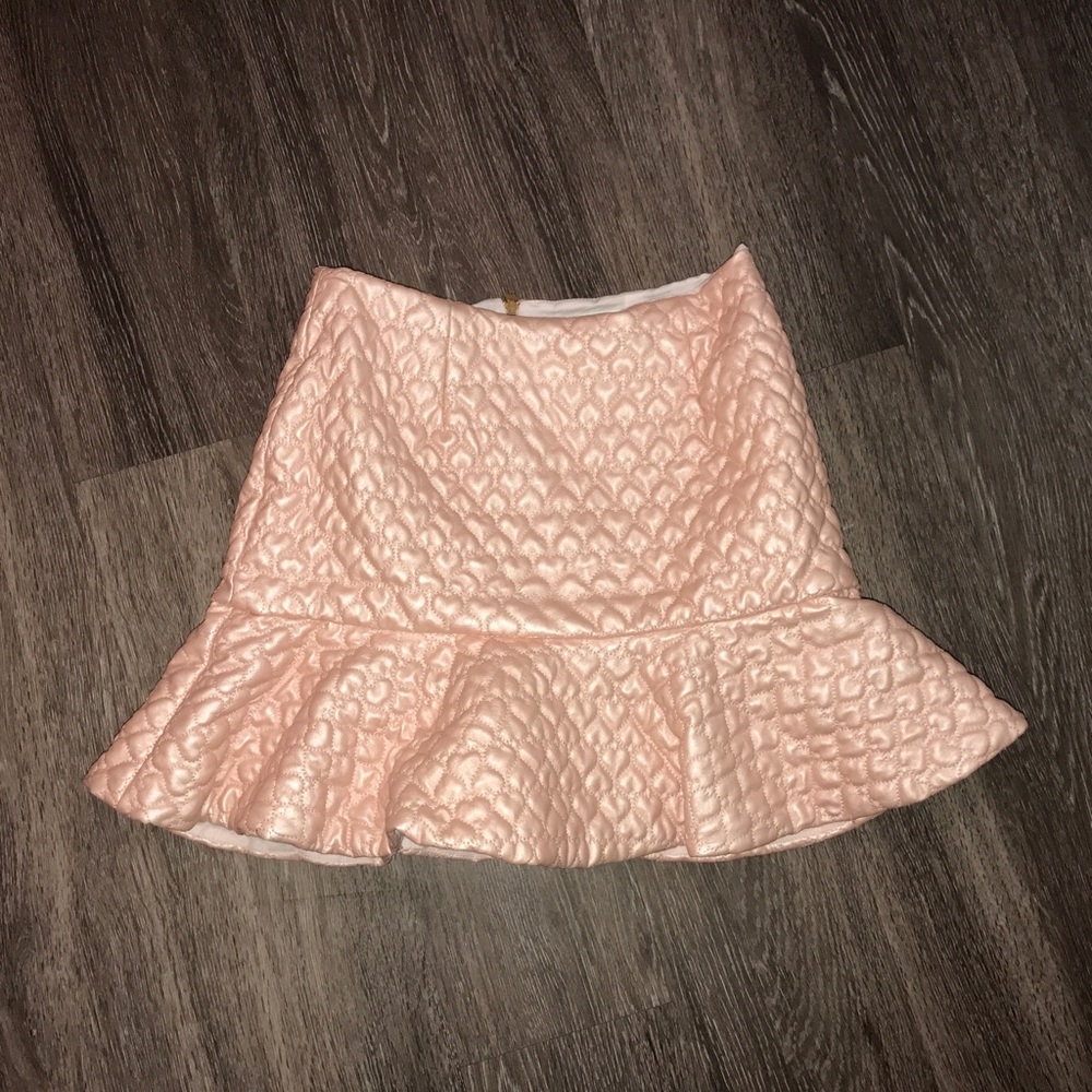 ASOS heart quilted skirt