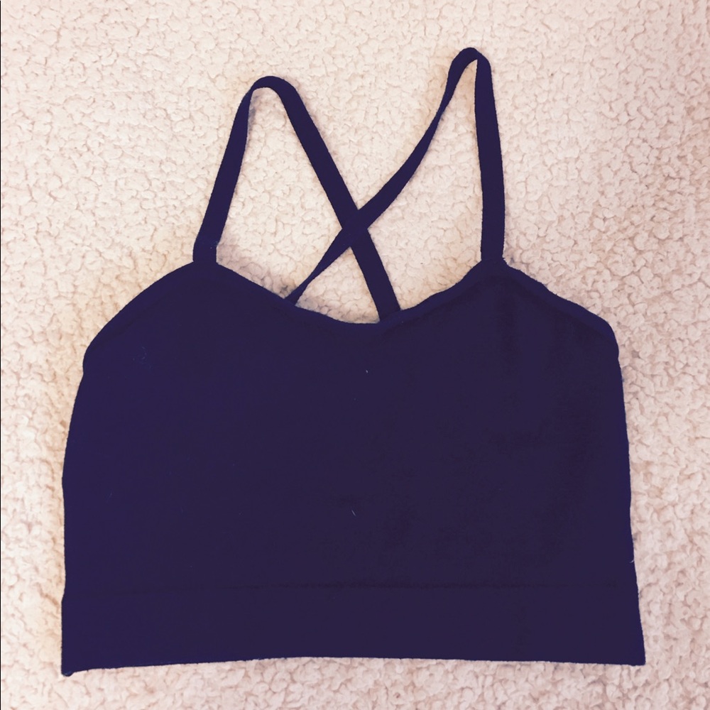 american apparel knit crop top